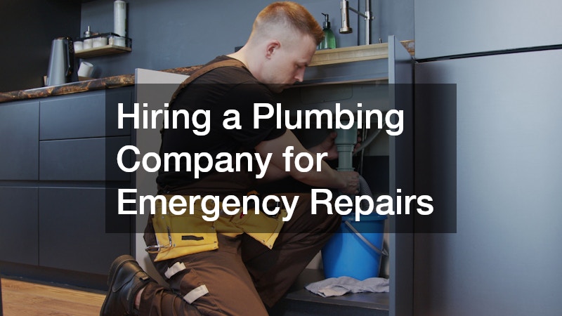 Hiring a Plumbing Company for Emergency Repairs